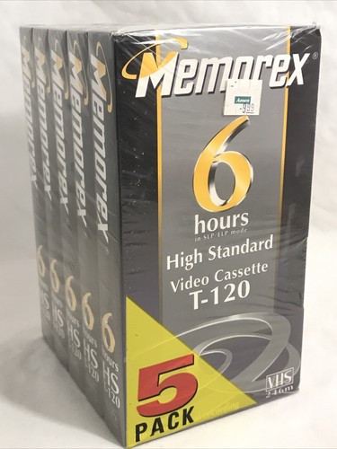 New sealed blank vhs - blank, lot