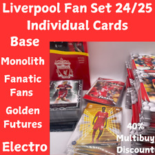 Topps Liverpool Fan Set 24-25 Base Monolith Fanatic Fans Electro Golden Futures
