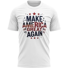 Mens Make America Great Again T Shirt shirt Slogan Country Boy USA American F...