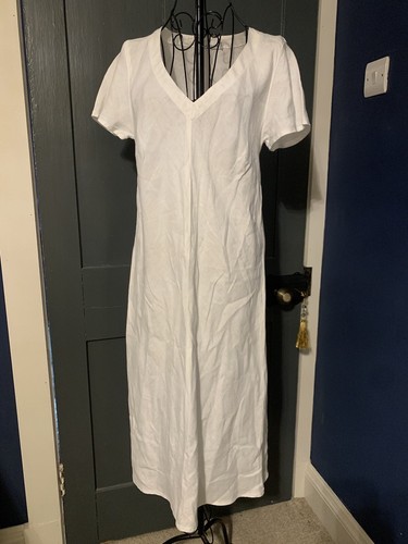 Cut loose white linen usa - loose,