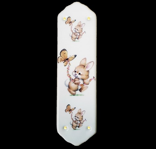 Ceramic door finger plate - door,