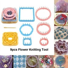 9Pcs/set Knitting Loom Flower