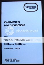 Triumph 500cc Daytona T100R