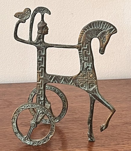 Vintage greek brass etruscan - brass,
