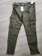 Zara Men's Cargo Green Jeans