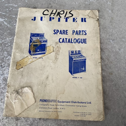 Jupiter spare parts - , catalogue