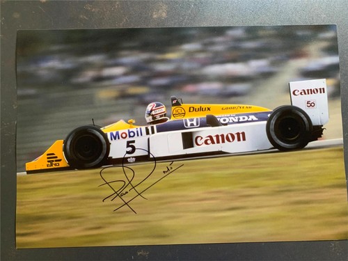 Signed 18x12 nigel mansell - nigel,
