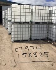 2 X IBC Bulk Water Tank 1000 Litre Container Storage Stillage Clean ,DELIVERY Uk