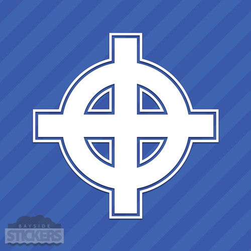 Celtic cross irish vinyl - cross,