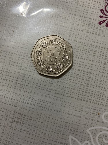 50p gibraltar 1988 coin - gibraltar,