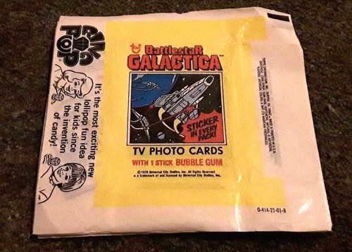 Battle star galactica gum 1978 - gum,