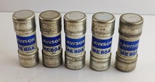 5 X Lawson ME80A Cut Out Fuses