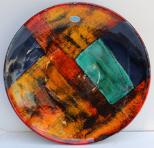 Poole Pottery 16ins Gemstones Charger