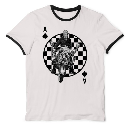 Ace face ringer - ringer, t-shirt
