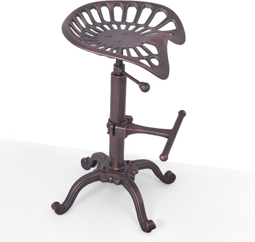 Adjustable rustic tractor seat - rustic,