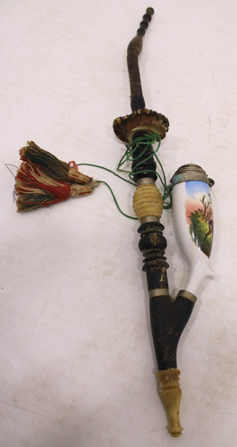Antique german hunters smoking - hunters,