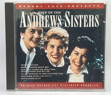 The Andrews Sisters. Best of the Andrews Sisters. CD 20 Tracks Like New