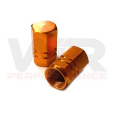 Valve Dust Caps Orange for Honda CMX500 CMX1100 Rebel CL500 A