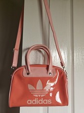 Adidas AC Mini Retro Bowling Bag W/Strap Peach Pink New Without Tags