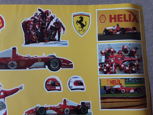 Ferrari shell oils decals - ferrari,