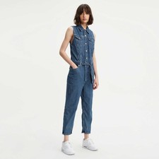 LEVI'S BLUE DENIM SLEEVELESS