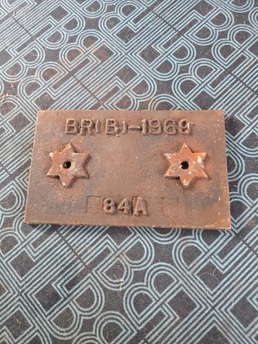 1969 wagon plate 84a - 1969,