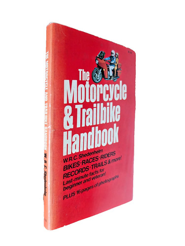 Vintage motorcycle and - motorcycle, trail