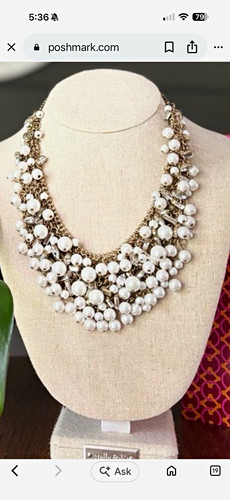 Stella dot white - white, simulated