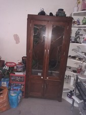 Tall wooden vivarium with
