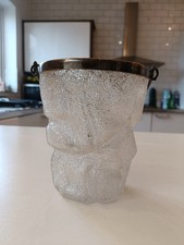 Vintage Frosted Glass Ice