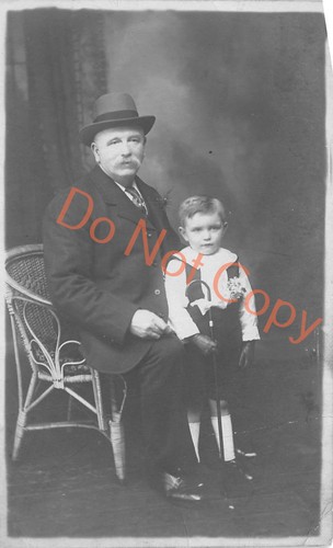 Grandfather with grandchild - with,