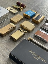 Job Lot Vintage Lighters Dunhill Zippo St DuPont Colibri 