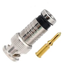 BNC Compression Connectors for CCTV - Quick, Secure Solder-Free Installation