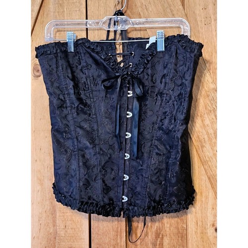 Steampunk damask corset women - damask,