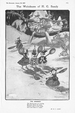 The Weirdness of HC Sandy: The Spoonies - Antique Print 1907