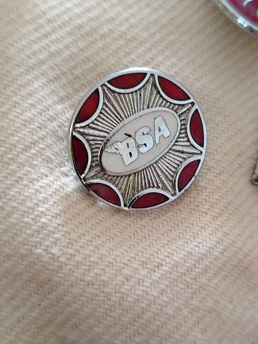 Bsa motorcycle badge - bsa,