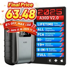 🔥2025 XTOOL Anyscan A30D BT