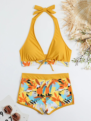 Women halter bikini - bikini, high