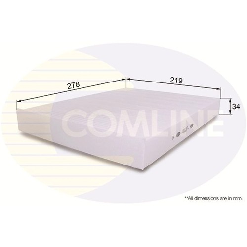 Comline cabin air filter - cabin,