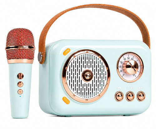 Retro bluetooth karaoke - retro,