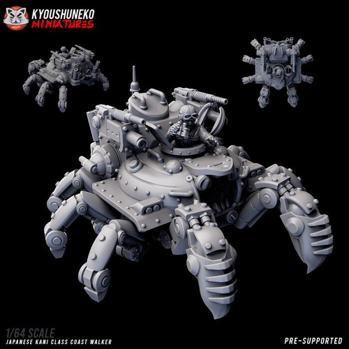 Japanese ww2 coast walker - japanese, mech