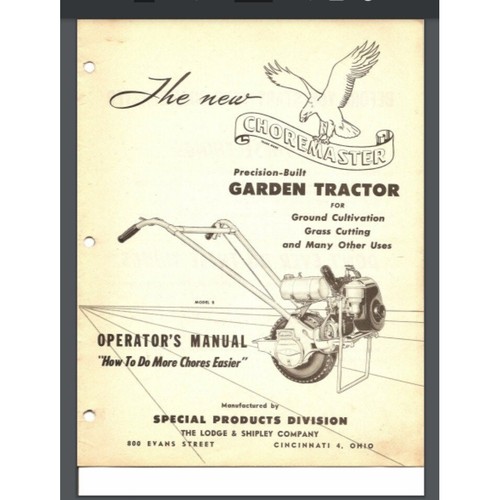 1948 choremaster one - choremaster,