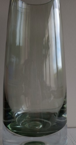 Vtg vase glass scandinavian - vase,
