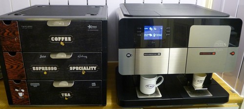 Flavia barista drinks - barista, centre