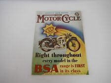 The Motor Cycle Magazine Vintage Complete Show Report 1938 Motorbike