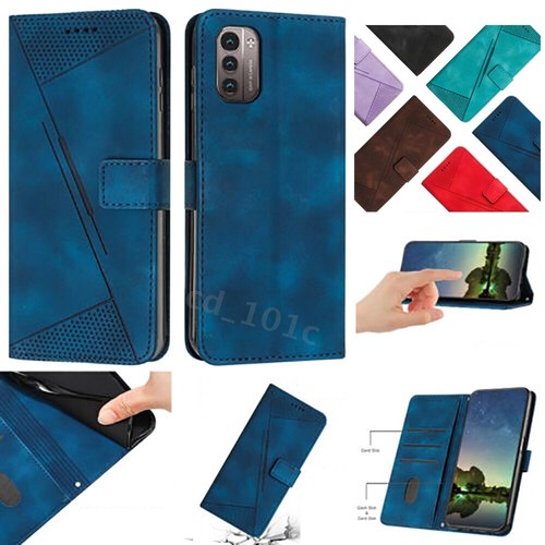 Magnetic leather wallet case - magnetic,
