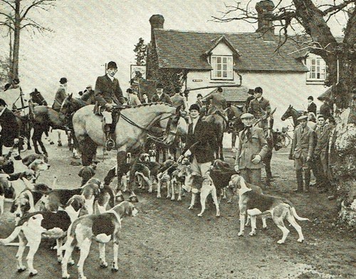 Ledbury hunt meet redmarley - hunt,