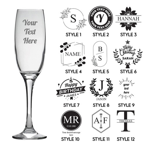 Personalised engraved prosecco - engraved,