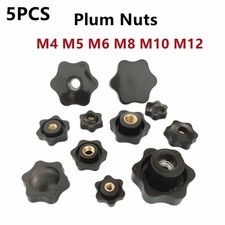 M4M5M6M8M10M12 Clamping Nuts Plastic Female Thread Handle Star Knob Thumb Screws