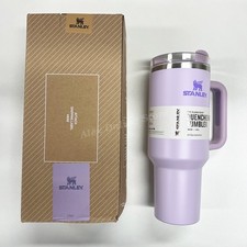 40oz Coffee Insulation Cup Stainless Steel Water Bottle Light Purple